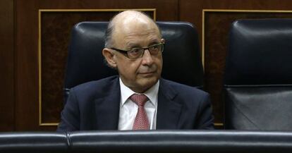 El ministro de Hacienda y Administraciones P&uacute;blicas, Crist&oacute;bal Montoro. 