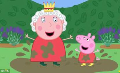 La reina del mundo animal de Peppa es... humana.