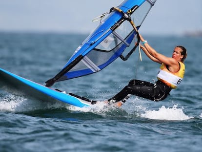 Marina Alabau, medallista de oro en los Juegos.