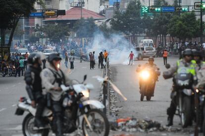 Una de las protestas en Caracas (Venezuela), el pasado 6 de marzo.