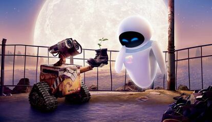 Imagen de la película 'Wall-e', ambientada en un mundo posthumano.