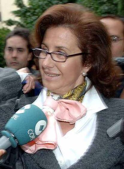 La esposa de Juan Antonio Roca, Rosa Jimeno, en diciembre de 2006.