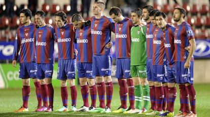 El Eibar, el pasado 1 de febrero en el campo de Ipurua.