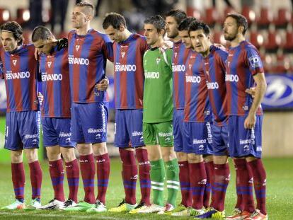 El Eibar, el pasado 1 de febrero en el campo de Ipurua.