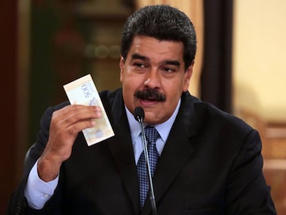 Nicolás Maduro, na sexta-feira em Caracas.