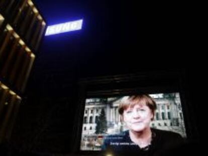 La imagen de la canciller alemana, Angela Merkel.