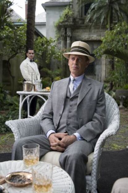 Steve Buscemi, estrella de la serie 'Boardwalk Empire', en una escena de la quinta temporada.