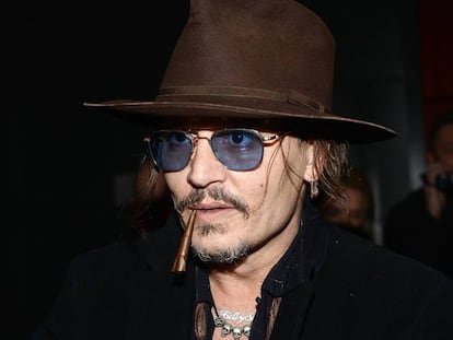 El actor Johnny Depp en Dublín (Irlanda) en enero de 2018.