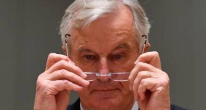 El jefe negociador de la Unión Eropea en el Brexit, Michel Barnier