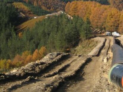 Despliege de gasoductos de Naturgas.