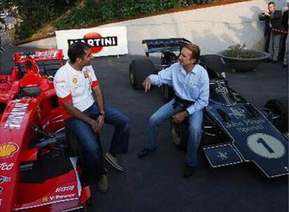 Marc Gene y Emerson Fittipaldi