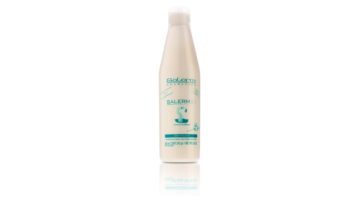 Acondicionador de pelo instantáneo con proteínas de seda.