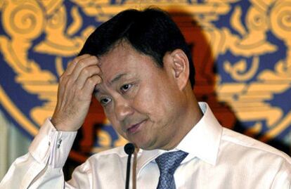 El ex primer ministro tailandés, Thaksin Shinawatra, en esta foto tomada en 2005