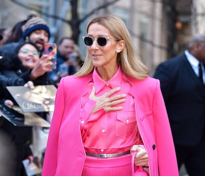 Celine Dion, en las calles de Manhattan, en el año 2020.