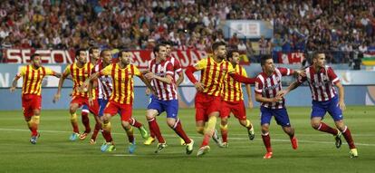 Atlético-Barcelona en el Calderón