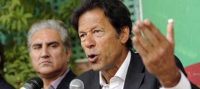 Imran Jan, líder del Movimiento por la Justicia de Pakistán.