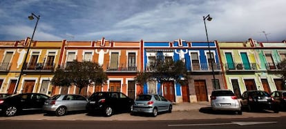 El barrio de El Cabanyal, en Valencia. 