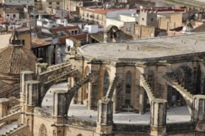 Arcbotants de la catedral de Tortosa.