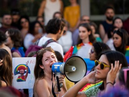 Un momento de la manifestación del Orgullo LGTBI+ de Valencia, celebrada el 24 de junio y con el lema 'Orgull de totes, drets per a totes’ (Orgullo de todos, derechos para todos).