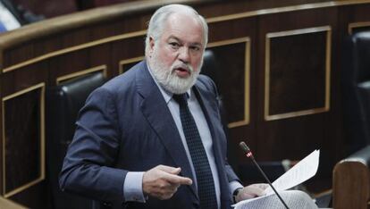 El ministro de Medio Ambiente, Miguel Arias Cañete. 