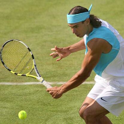 Rafael Nadal, en acción.