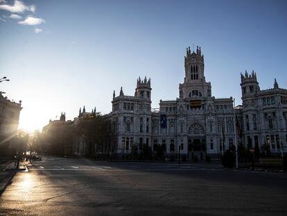El Ayuntamiento de Madrid, durante el estado de alarma.