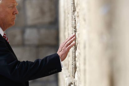 Trump, este lunes en Jerusalén