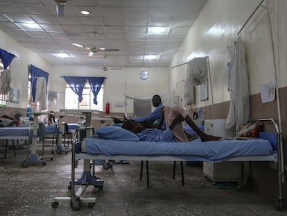 Pacientes en un hospital del Estado nigeriano de Borno, el pasado mes de junio.