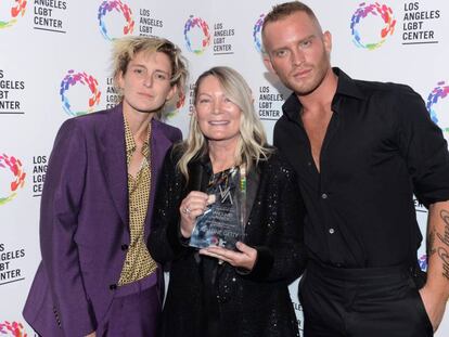 Nats Getty, Ariadne Getty, y August Getty en la gala Los Angeles LGBT Center, el pasado 22 de septiembre, en Los Ángeles.