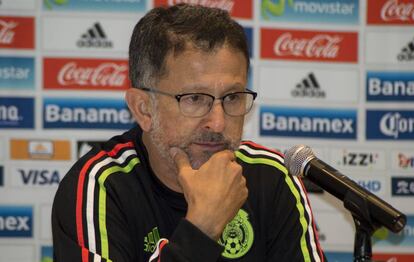 Osorio durante una conferencia de prensa