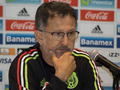 Osorio durante una conferencia de prensa