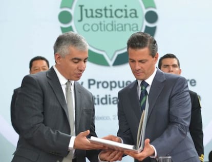 Peña Nieto, durante el informe del CIDE