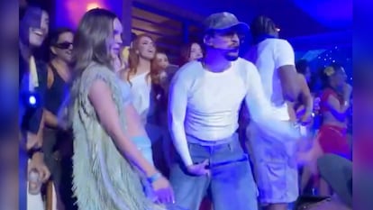 Belinda en 'La casita´del Tour "No Me Quiero Ir de Aquí", de Bad Bunny.