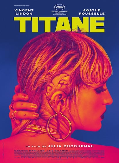 Cartel de 'Titane', de Julia Ducournau.