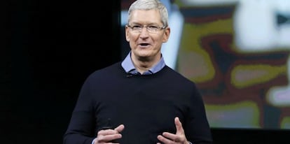 Tim Cook, presidente de Apple.