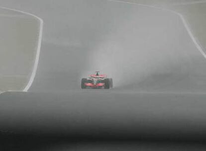 Fernando Alonso, el domingo pasado, durante el Gran Premio de Japón.