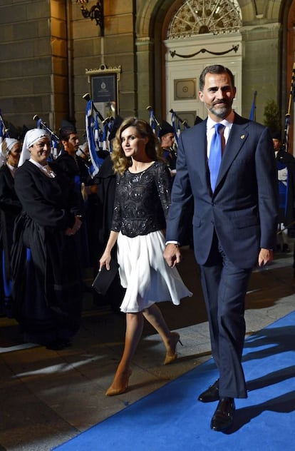 Letizia, en los premios Príncipe de Asturias 2012