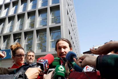 El líder de Podemos, Pablo Iglesias, contra quien se elaboró un informe plagado de falsedades.