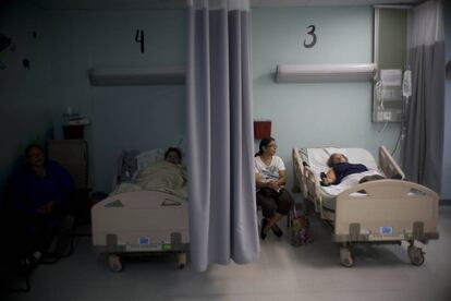 Pacientes en el municipio de Cataño, Puerto Rico.