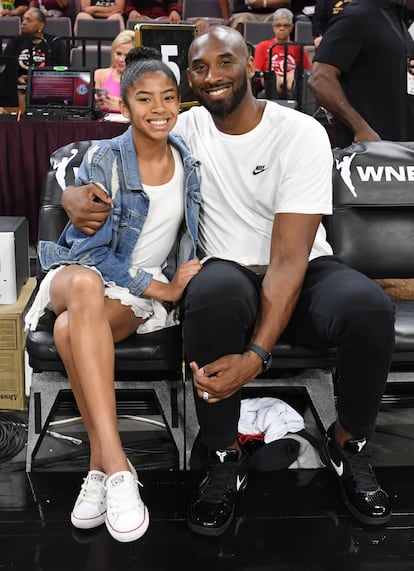 Kobe Bryant and his daughter Gianna.
