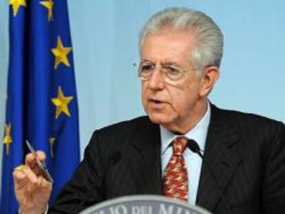 El primer ministro italiano, Mario Monti