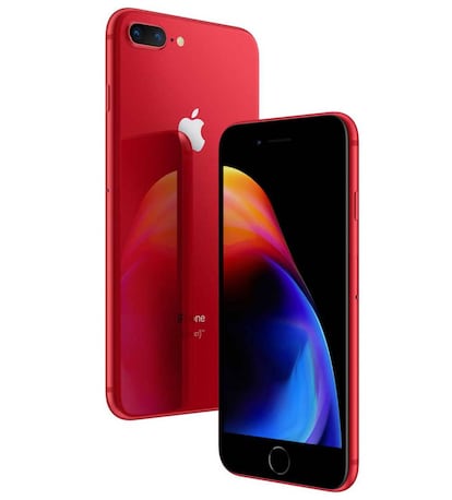 El nuevo iPhone 8 Plus de color rojo tiene un aspecto muy atractivo, y más con su trasera de cristal