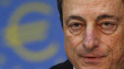 El presidente del BCE, Mario Draghi, en Fráncfort.
