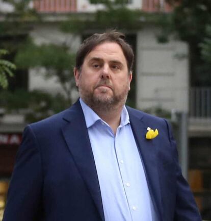 Oriol Junqueras, exvicepresidente cataln. En prisin desde noviembre de 2017 y condenado a 13 a?os por el 'procs'. Estuvo varias semanas en tercer grado en 2020. El Tribunal Supremo revoc la medida.