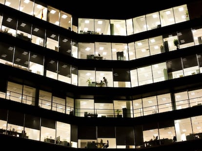 Edificio de oficinas en Madrid. 