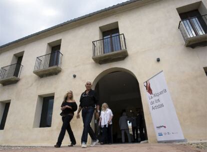 La Alquería de los Artistas, en las antiguas casas de Vilches de Sueca, inaugurada ayer.