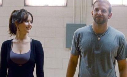 Jennifer Lawrence y Bradley Cooper, ensayando su baile en &#039;El lado bueno de las cosas&#039;.