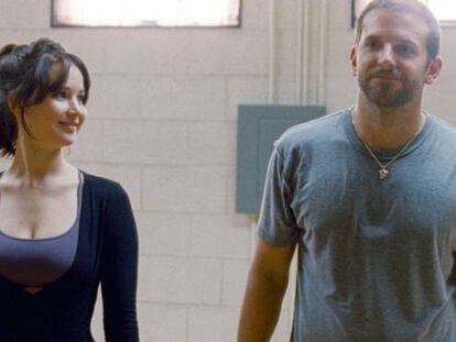 Jennifer Lawrence y Bradley Cooper, ensayando su baile en &#039;El lado bueno de las cosas&#039;.