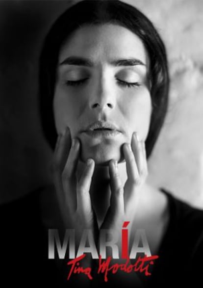 Cartel de la obra de teatro 'María (Tina Modotti)'.