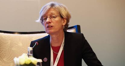 La economista jefe de la Organización para la Cooperación y el Desarrollo Económico (OCDE), Catherine Mann.